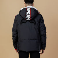 Patch Graffiti Down Jacket