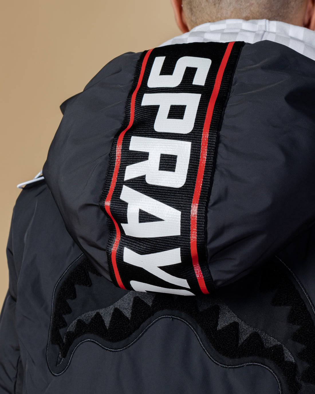 Patch Graffiti Down Jacket