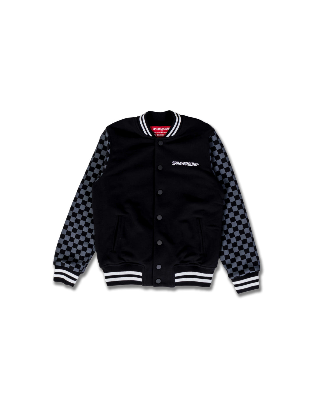 Niño / Niña  - Checkered Grey Varsity