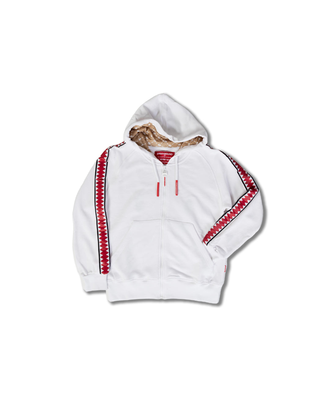 Ragazzo/a - Shark Zip Felpa White