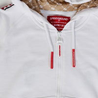 Ragazzo/a - Shark Zip Felpa White