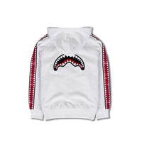 Ragazzo/a - Shark Zip Felpa White