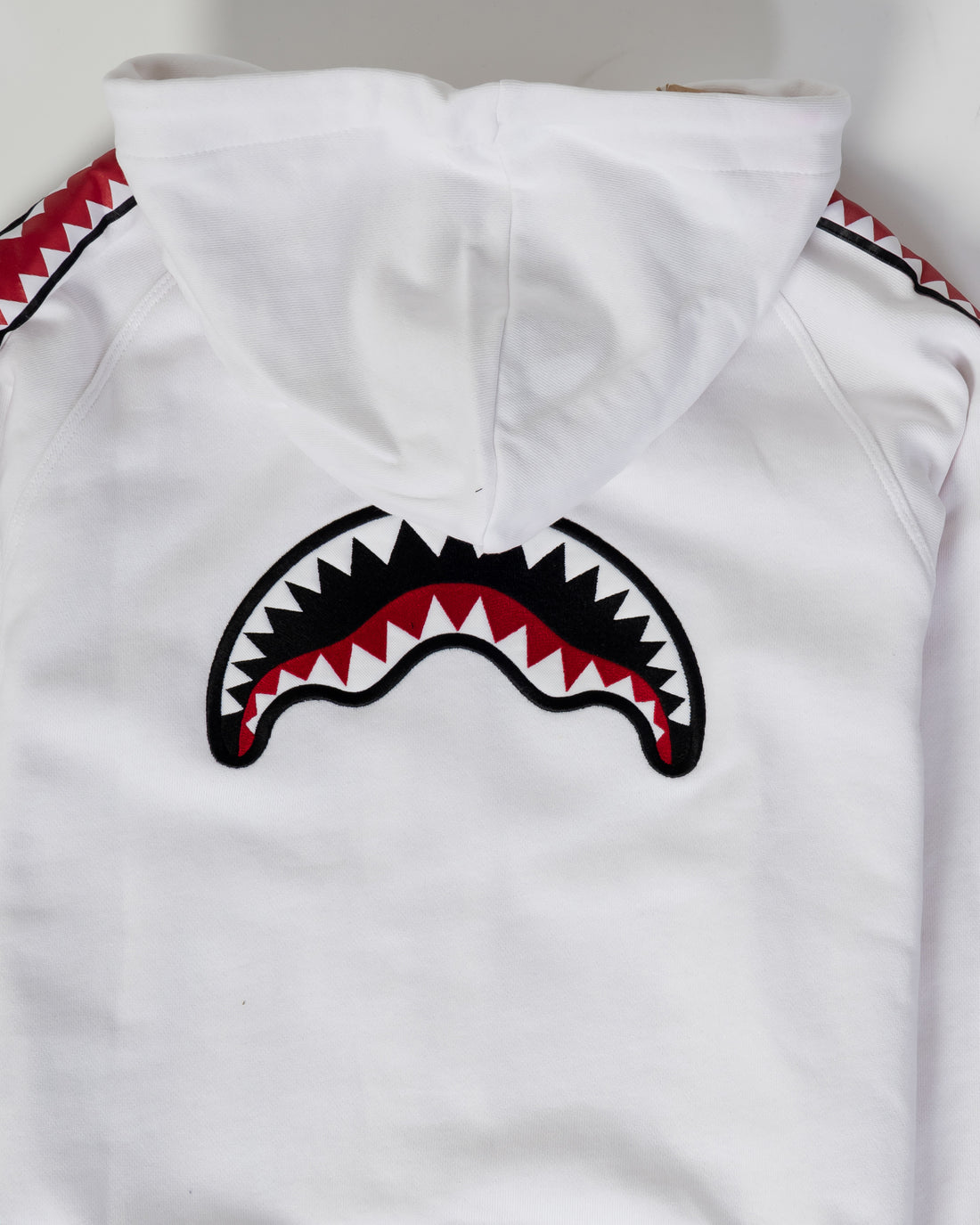 Ragazzo/a - Shark Zip Felpa White