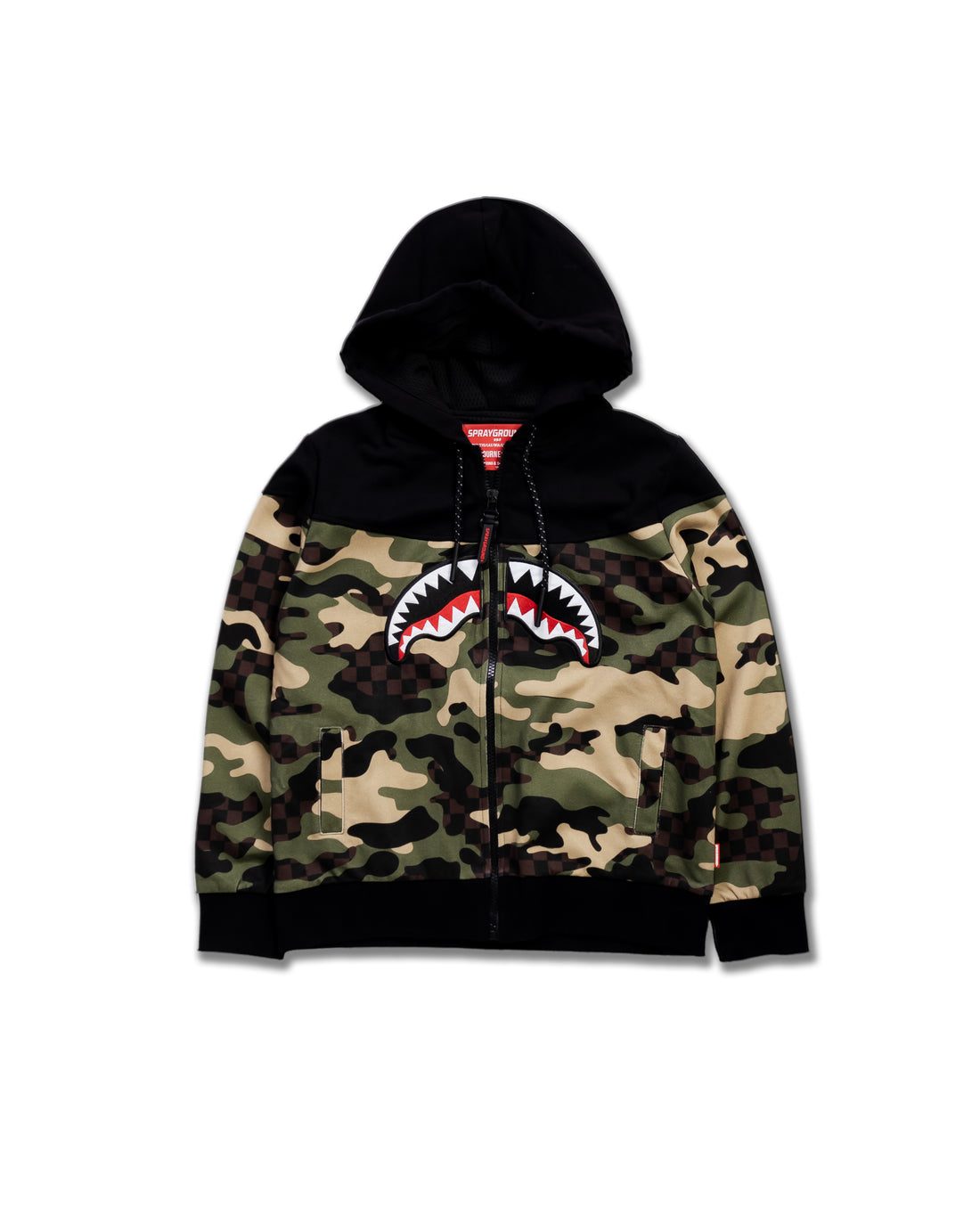 Niño / Niña  - Camo Zip Crew