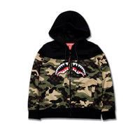 Niño / Niña  - Camo Zip Crew