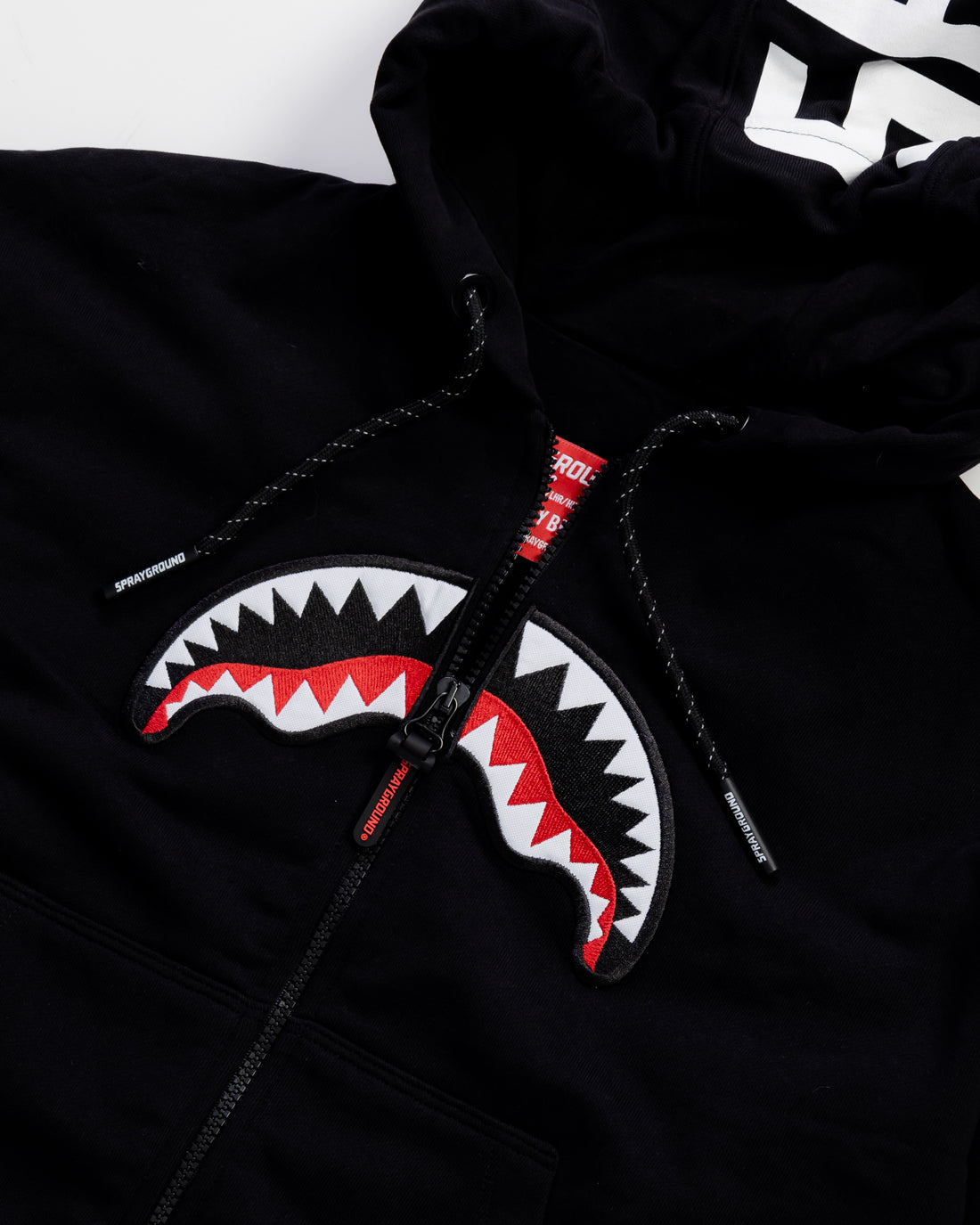 Niño / Niña  - Banner Logo Hoodie  Black