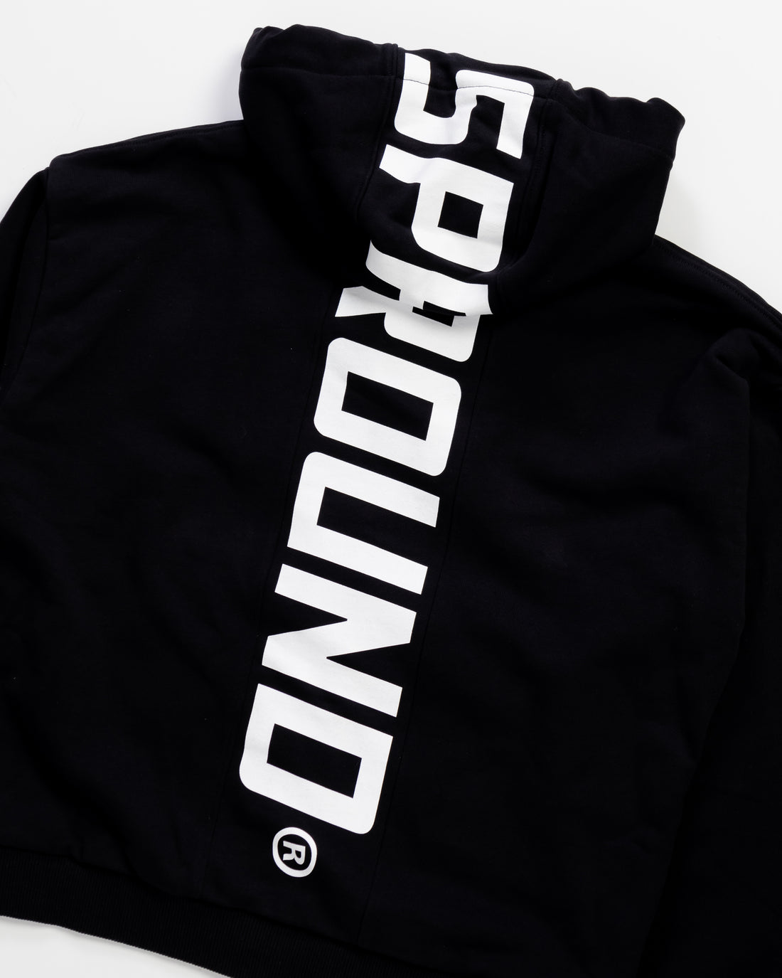 Niño / Niña  - Banner Logo Hoodie  Black