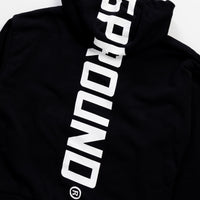 Niño / Niña  - Banner Logo Hoodie  Black