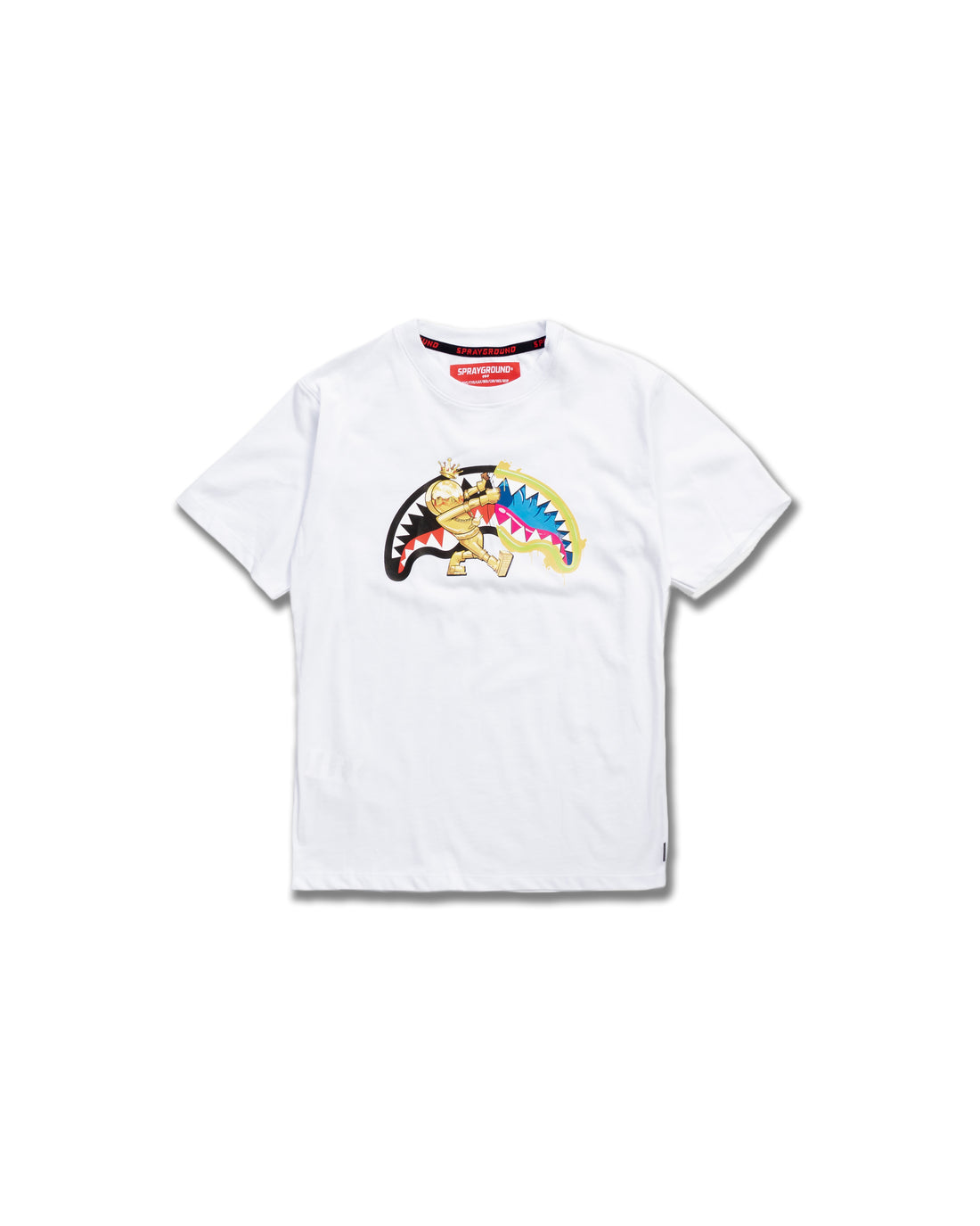 Gold Astrocurtain T-shirt White