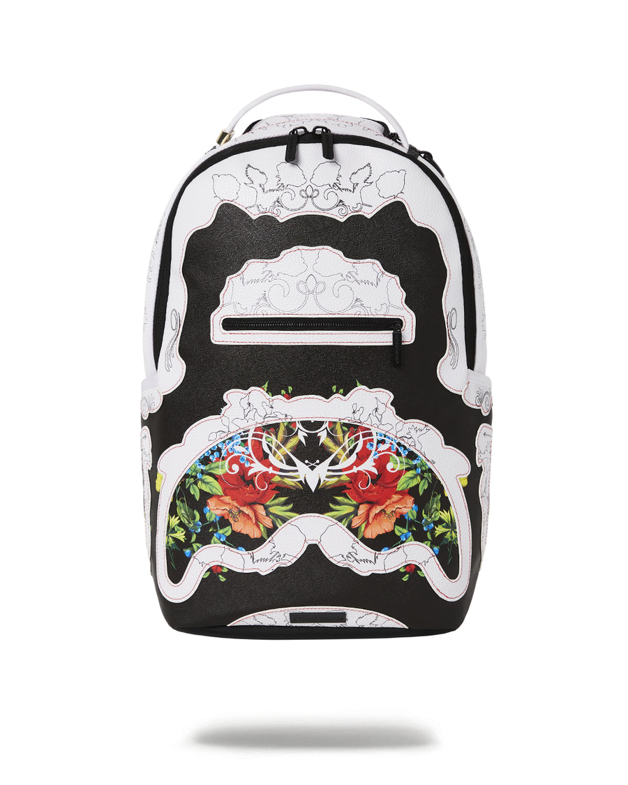 Sprayground Backpack THE FLORAL CUT DLX BACKPACK   White