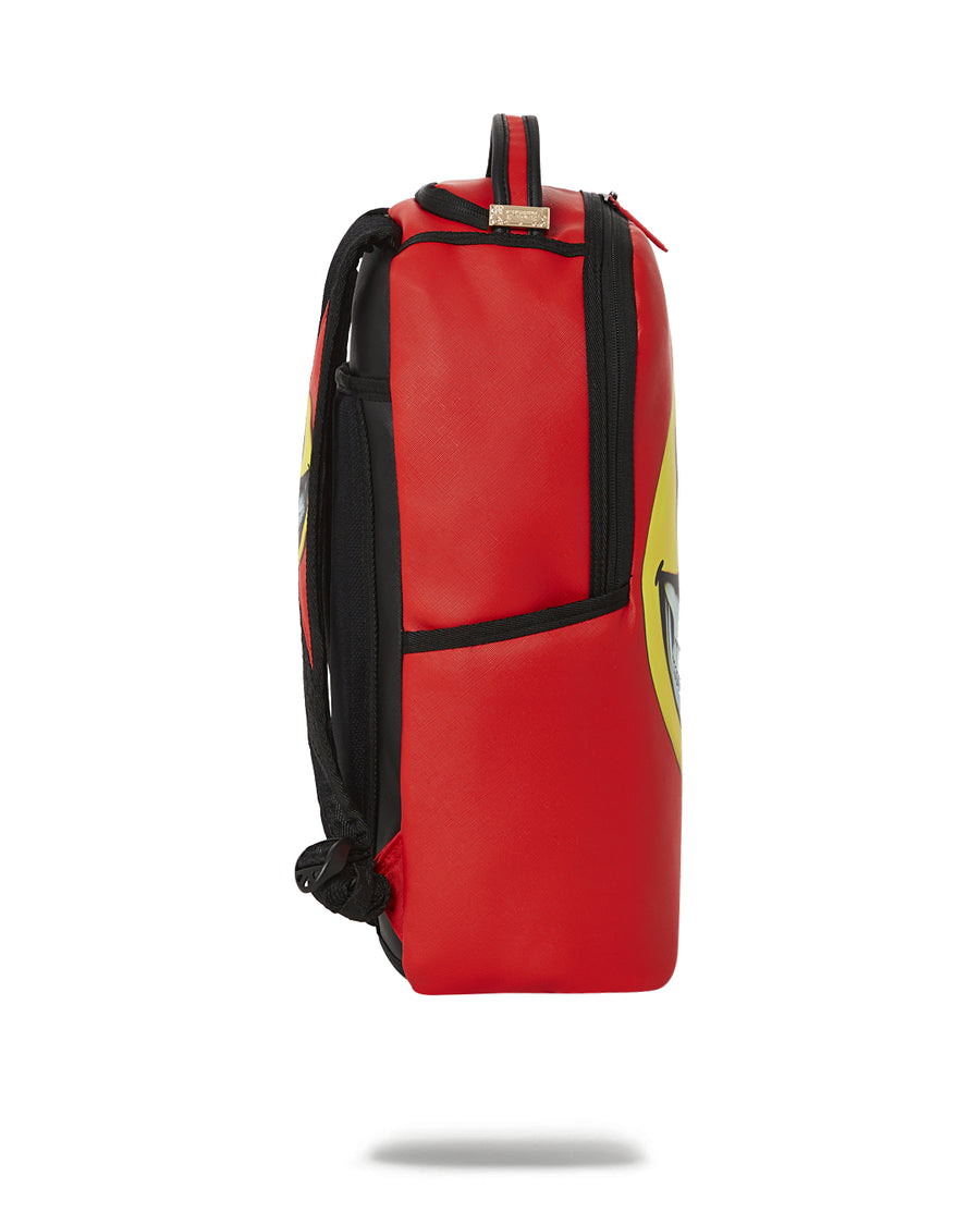 Sprayground Backpack RON ENGLISH SMILE BACKPACK   Red