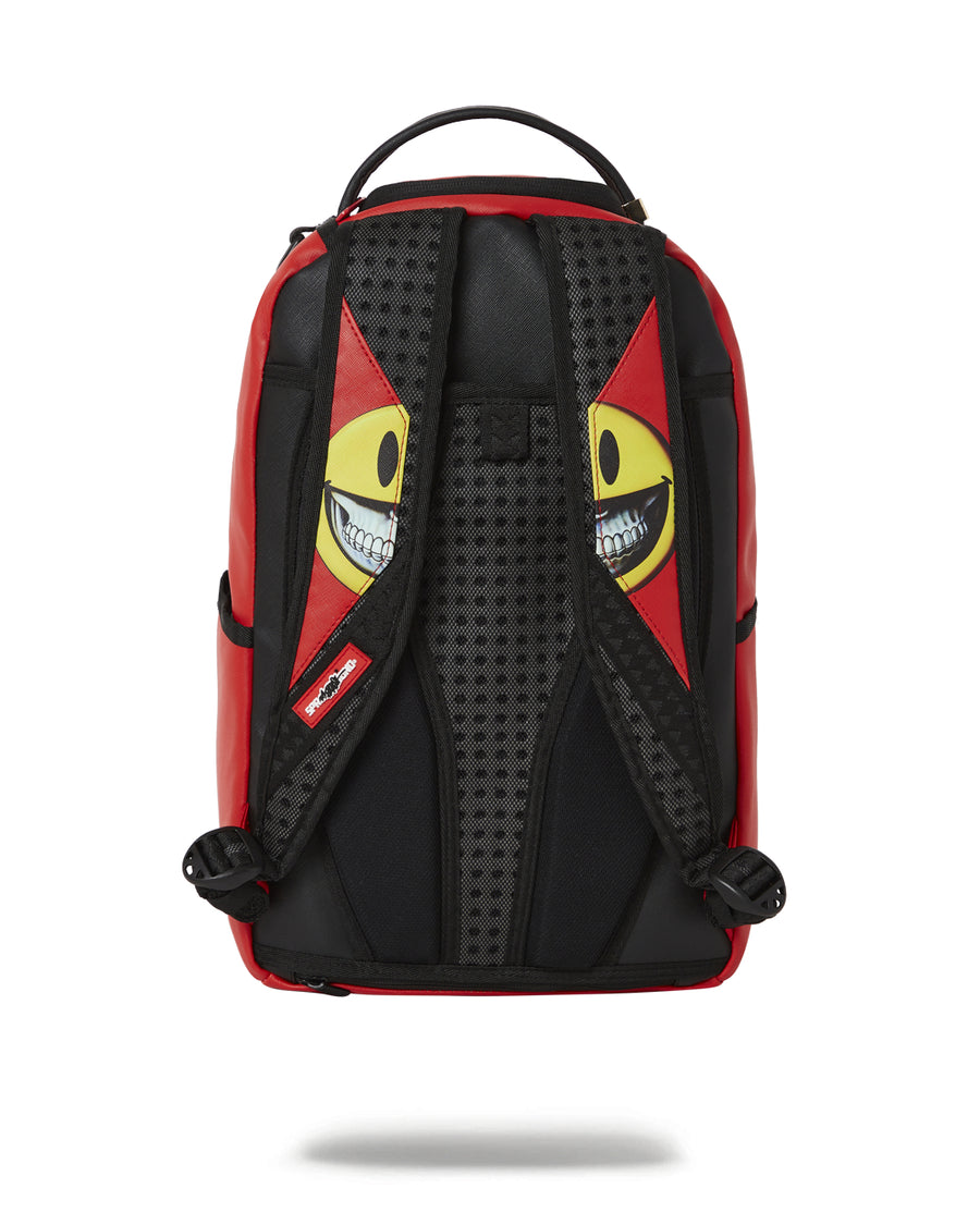 Sprayground Backpack RON ENGLISH SMILE BACKPACK   Red