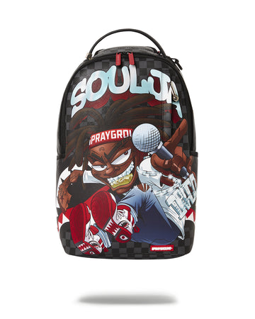 Sprayground Backpack SOULJA BOY ON THE RUN BACKPACK  Black