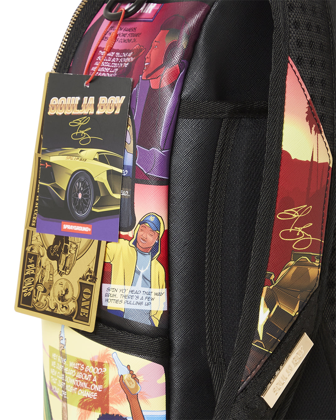 Soulja Boy Comic Backpack 910b4965nsz