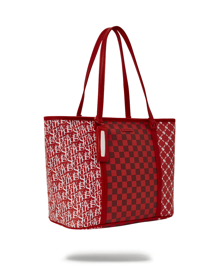 SPRAYGROUND 'Tri Split Red Monte Carlo' Backpack (Red