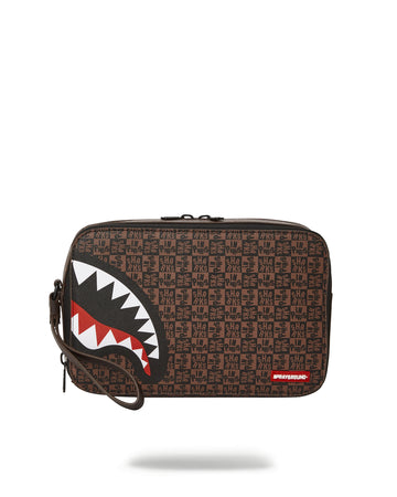 Luggage & Travel bags Sprayground - Sharks in paris check mini duffle -  910D4956NSZMARRONE
