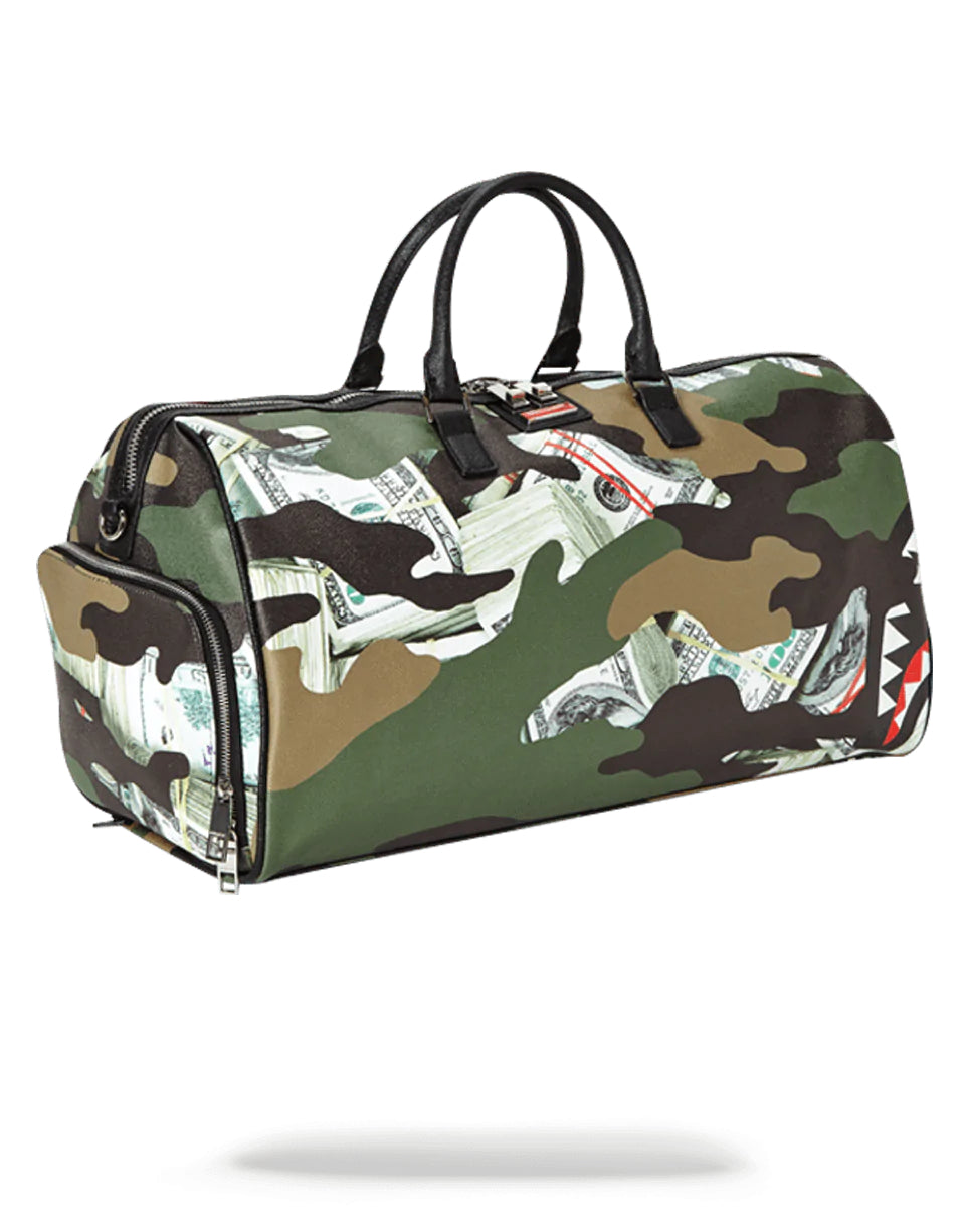 Camo Money Shark Duffle