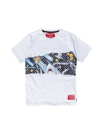 Garçon/Fille - T-shirt Sprayground ANDRE TOKIO BUBBLE V2 T-SHIRT YOUTH Blanc