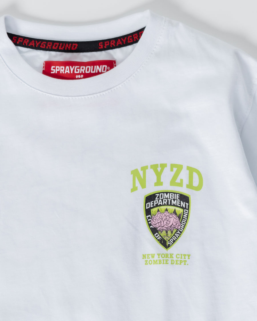 Garçon/Fille - T-shirt Sprayground NYZD T-SHIRT YOUTH Blanc