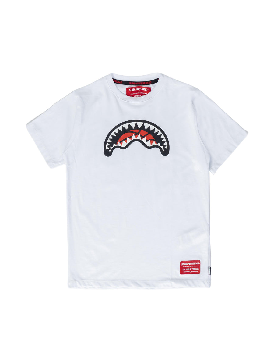 Garçon/Fille - T-shirt Sprayground BASKETBALL SMOOTH T-SHIRT YOUTH Blanc