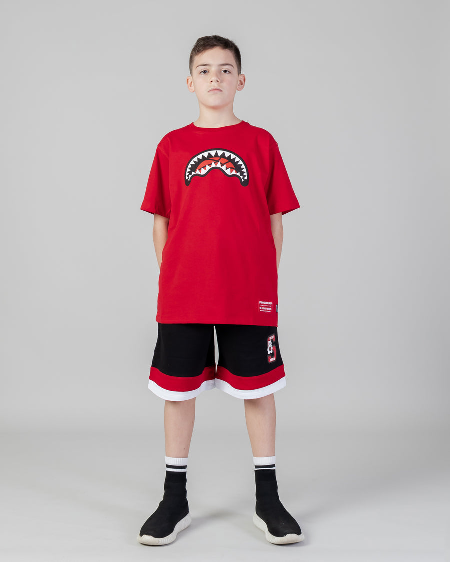 Niño / Niña  - Camiseta Sprayground BASKETBALL SMOOTH T-SHIRT YOUTH Rojo