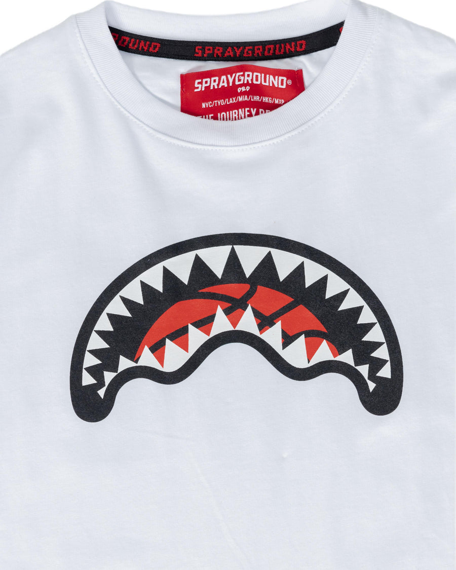 Garçon/Fille - T-shirt Sprayground BASKETBALL SMOOTH T-SHIRT YOUTH Blanc