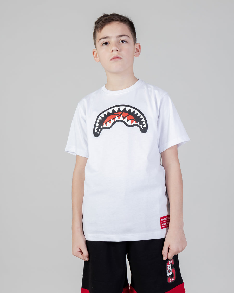 Ragazzo/a - T-shirt maniche corte Sprayground BASKETBALL SMOOTH T-SHIRT YOUTH Bianco