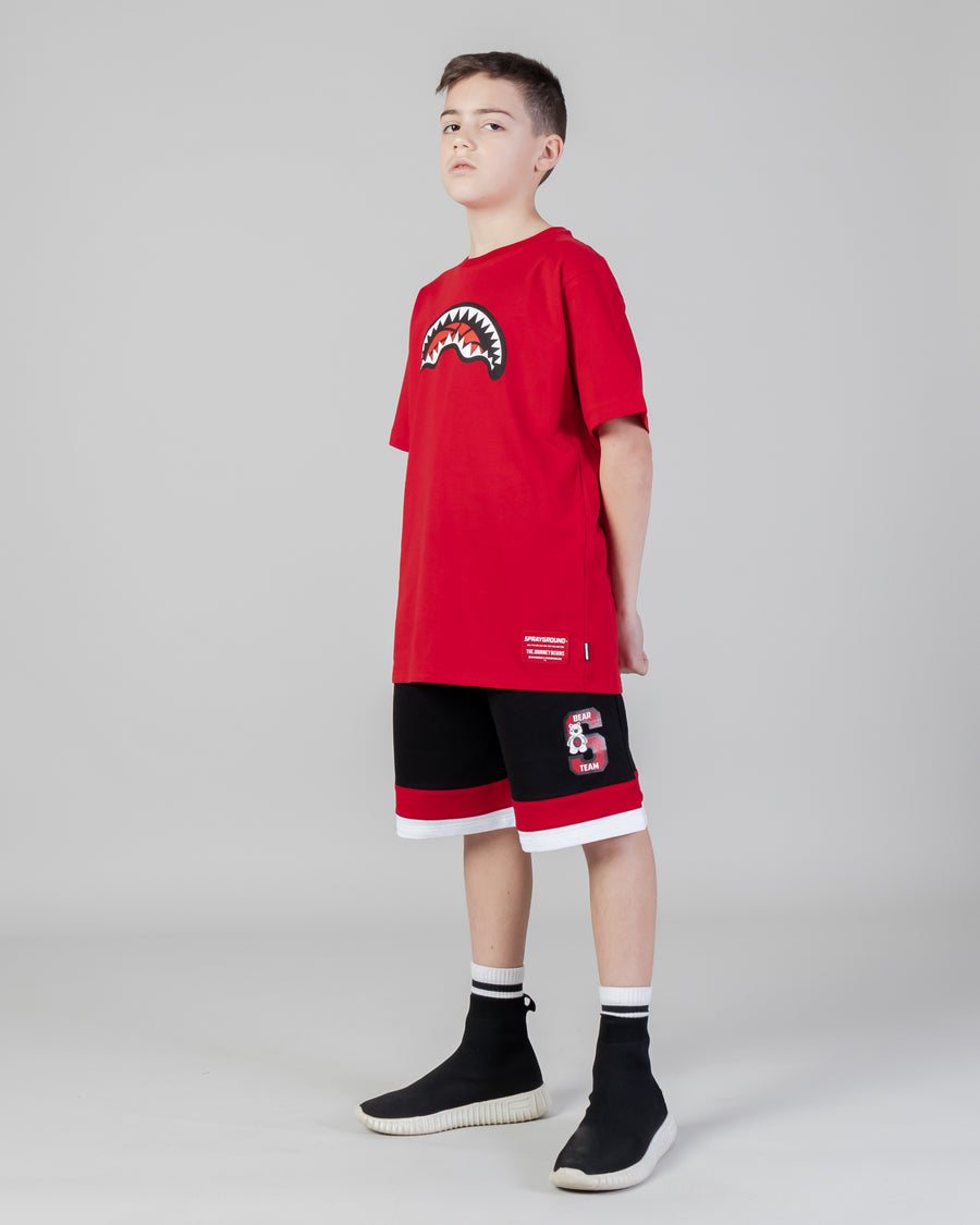 Youth - Sprayground T-shirt BASKETBALL SMOOTH T-SHIRT YOUTH Red