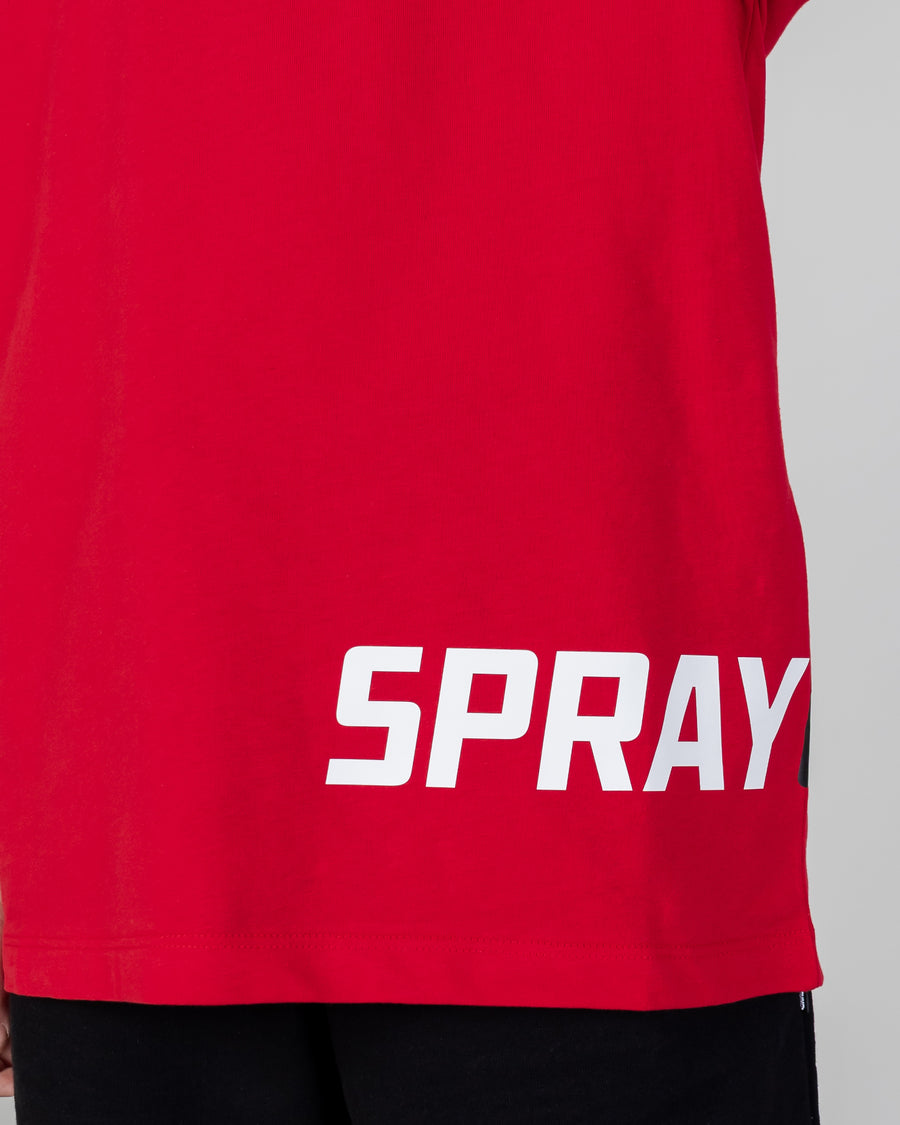 Niño / Niña  - Camiseta Sprayground SPRAYGROUND SCR T-SHIRT YOUTH Rojo