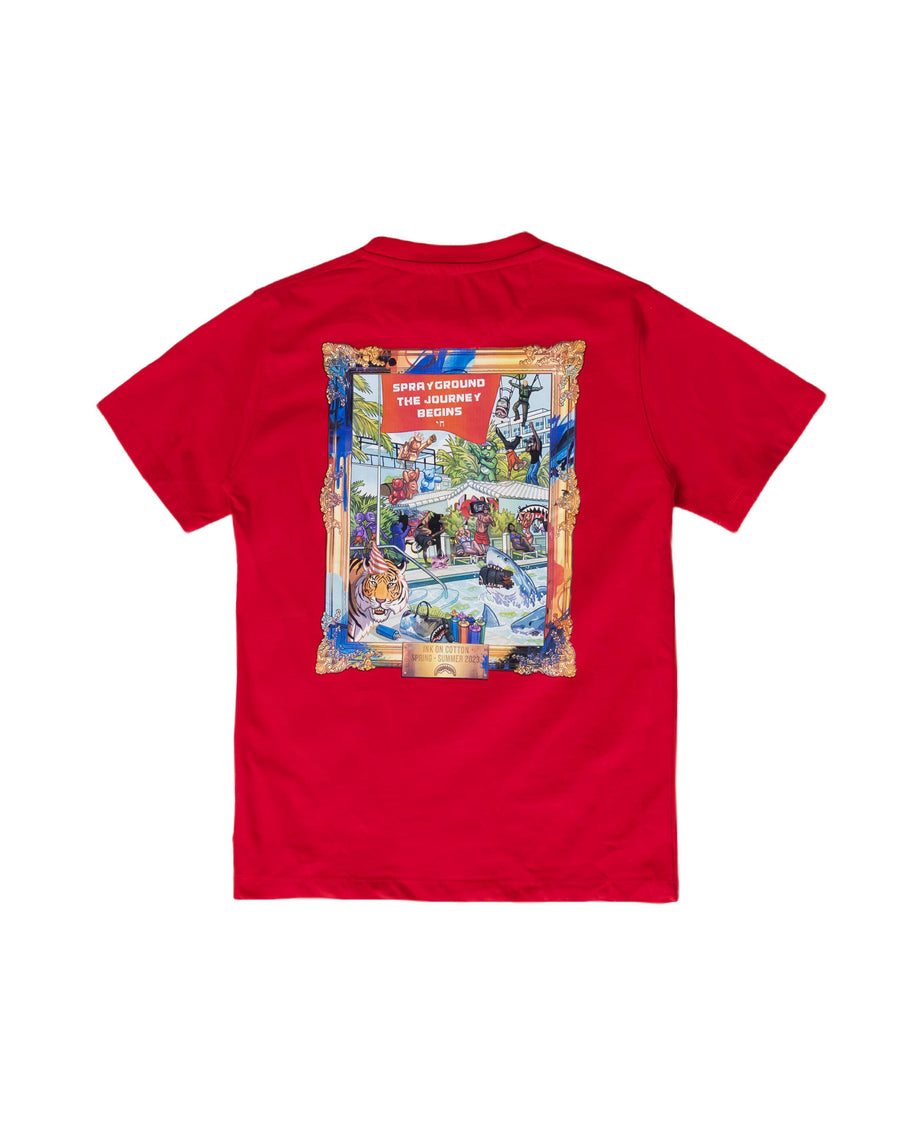Youth - Sprayground T-shirt POOL PARTY T-SHIRT YOUTH Red