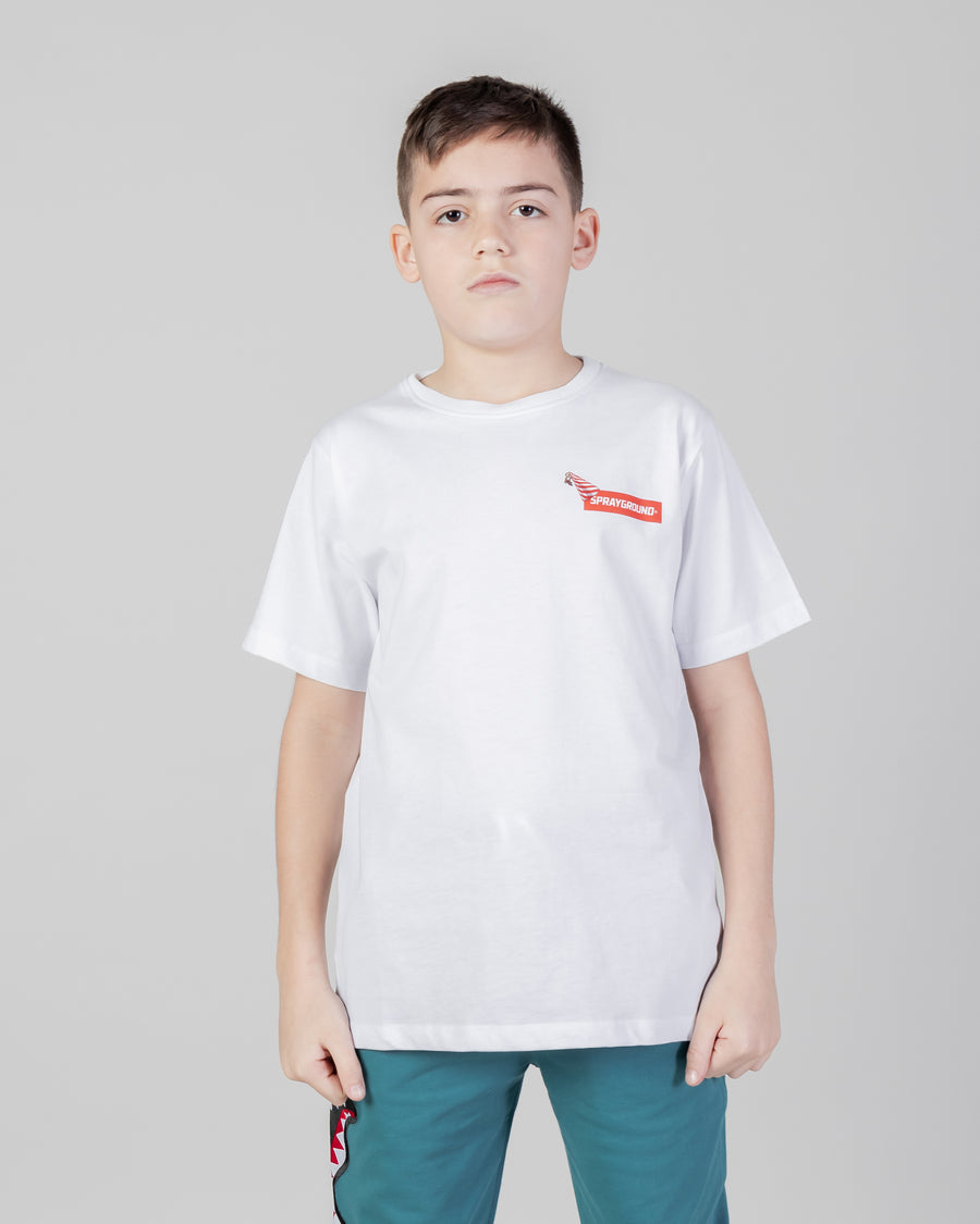 Garçon/Fille - T-shirt Sprayground POOL PARTY T-SHIRT YOUTH Blanc