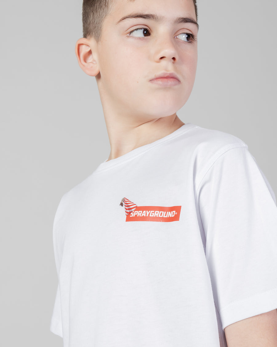Niño / Niña  - Camiseta Sprayground POOL PARTY T-SHIRT YOUTH Blanco