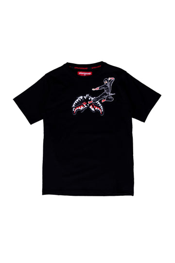 Garçon/Fille - T-shirt Sprayground CRASH SMOOTH NINJA T-SHIRT YOUTH Noir
