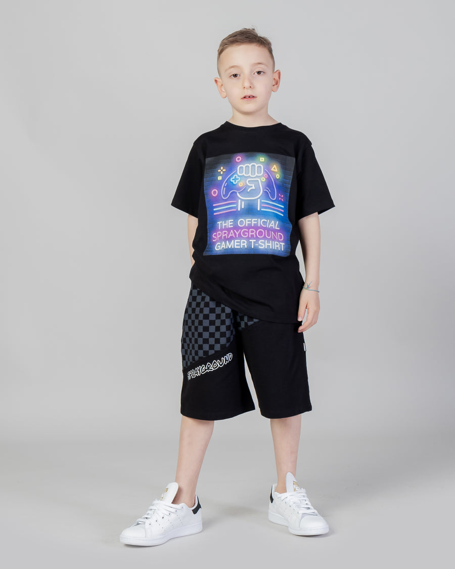 Niño / Niña  - Camiseta Sprayground GAMER T-SHIRT YOUTH Negro