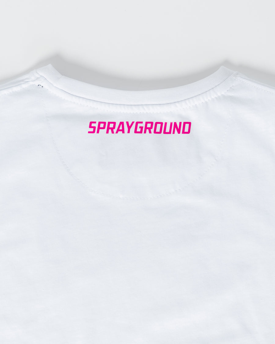 Ragazzo/a - T-shirt maniche corte Sprayground BLOSSOM SHARKS CROP T-SHIRT GIRL Bianco