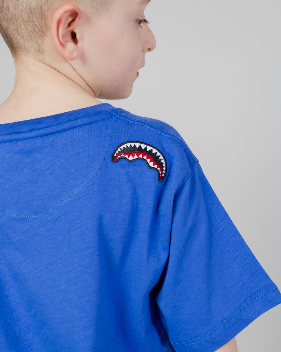 Niño / Niña  - Camiseta Sprayground BEAR HANGTAG T-SHIRT YOUTH Azul