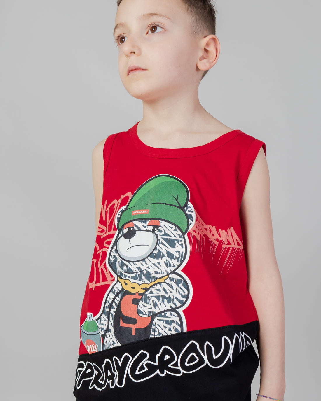 Garçon/fille - Bear Hangtag Tanktop Youth