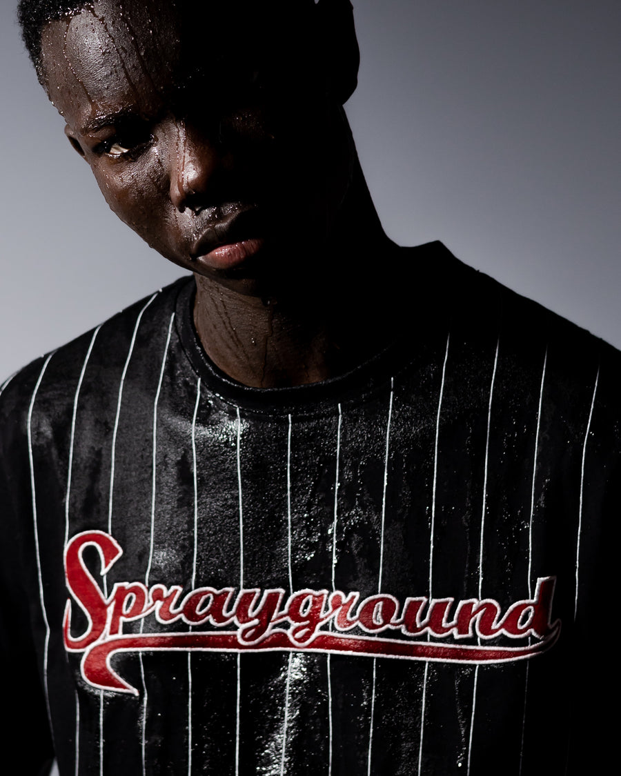 T-shirt Sprayground BASEBALL Nero