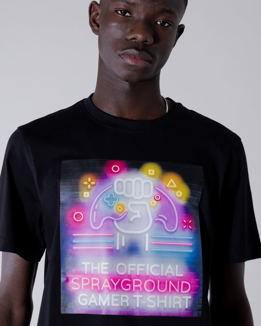 T-shirt Sprayground GAMER Nero