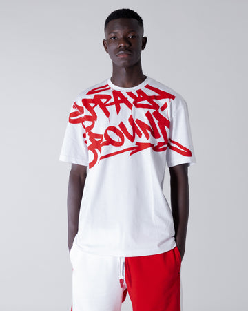 T-shirt Sprayground SPRAYGROUND TAG Bianco