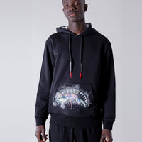 Splats Hoodie Black