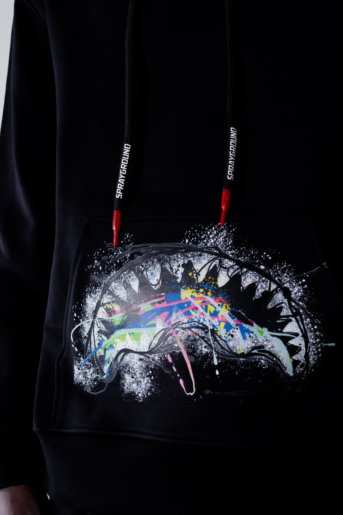 Splats Hoodie Black