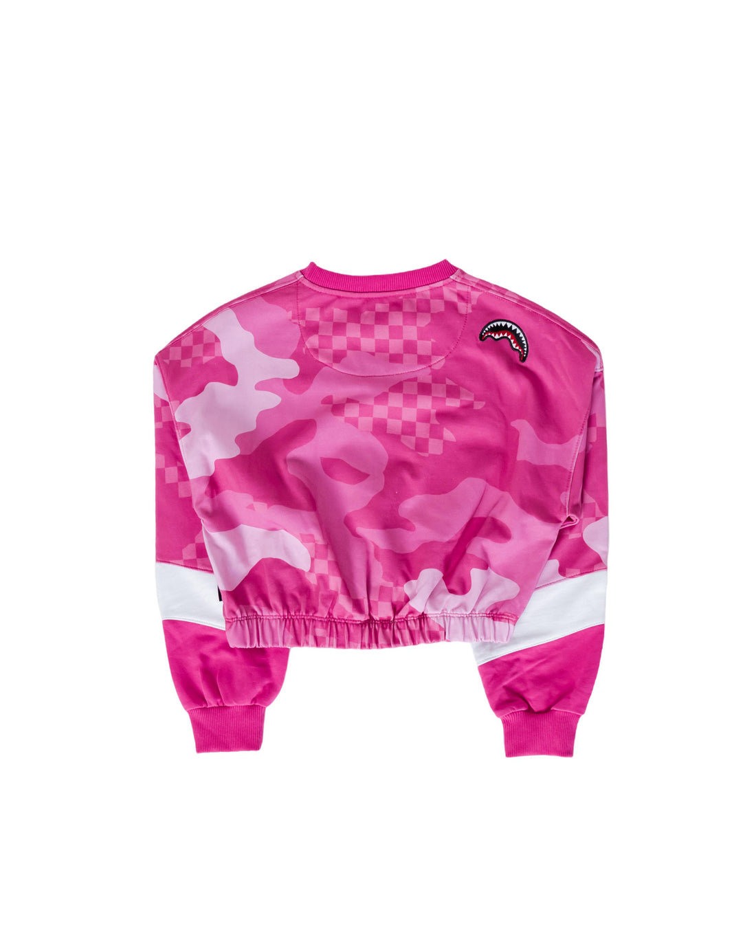 Ragazzo/a - Pink Camo Crop Crew