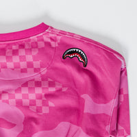 Ragazzo/a - Pink Camo Crop Crew