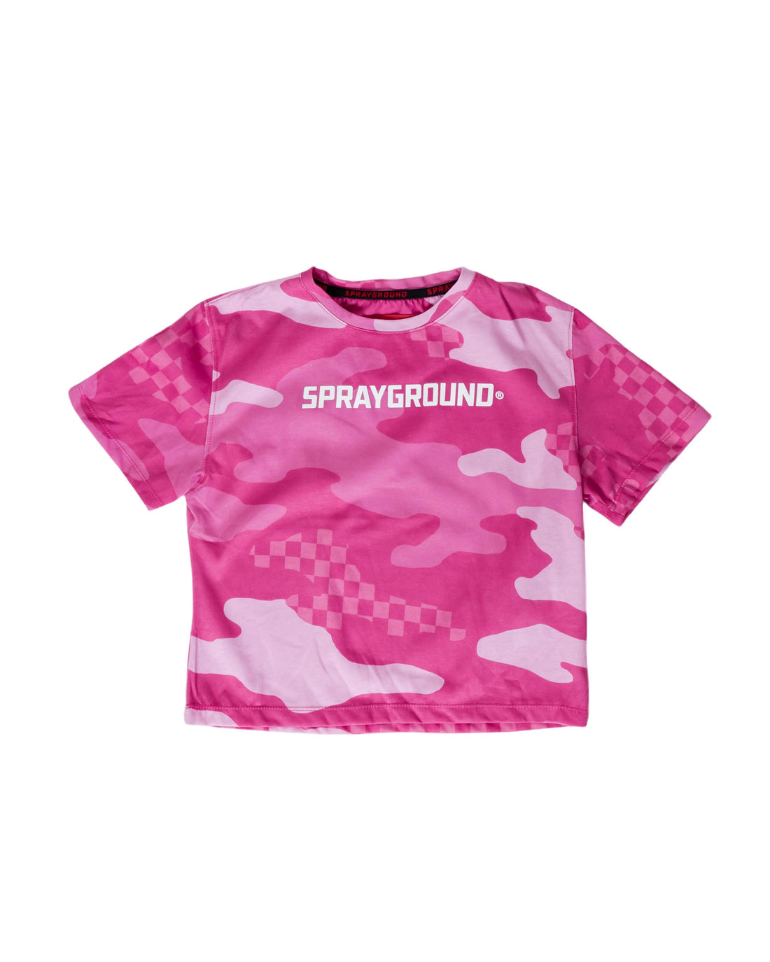 Ragazzo/a - Pink Camo Crop T-shirt