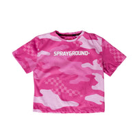 Ragazzo/a - Pink Camo Crop T-shirt