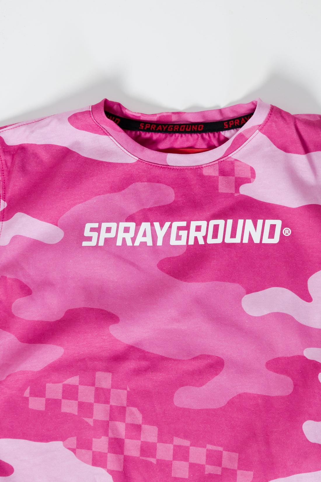 Ragazzo/a - Pink Camo Crop T-shirt