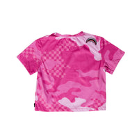 Ragazzo/a - Pink Camo Crop T-shirt