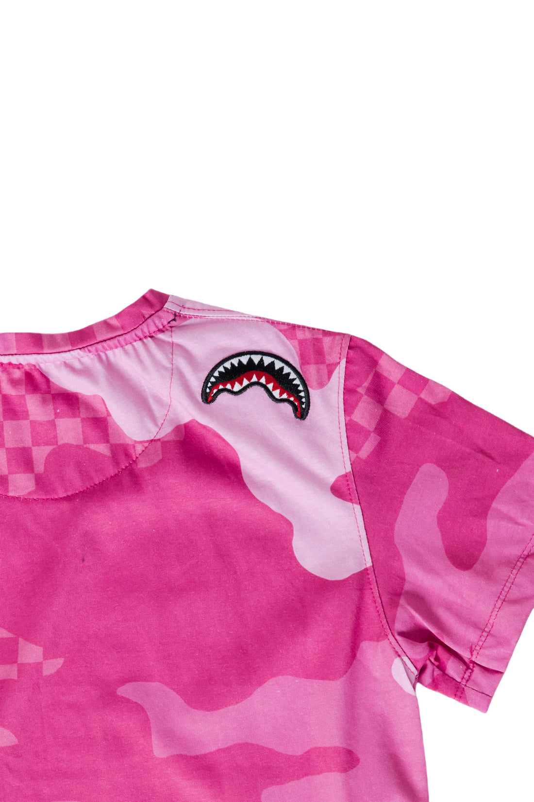 Ragazzo/a - Pink Camo Crop T-shirt