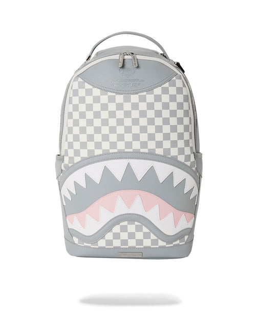 Pink and shop gray backpack